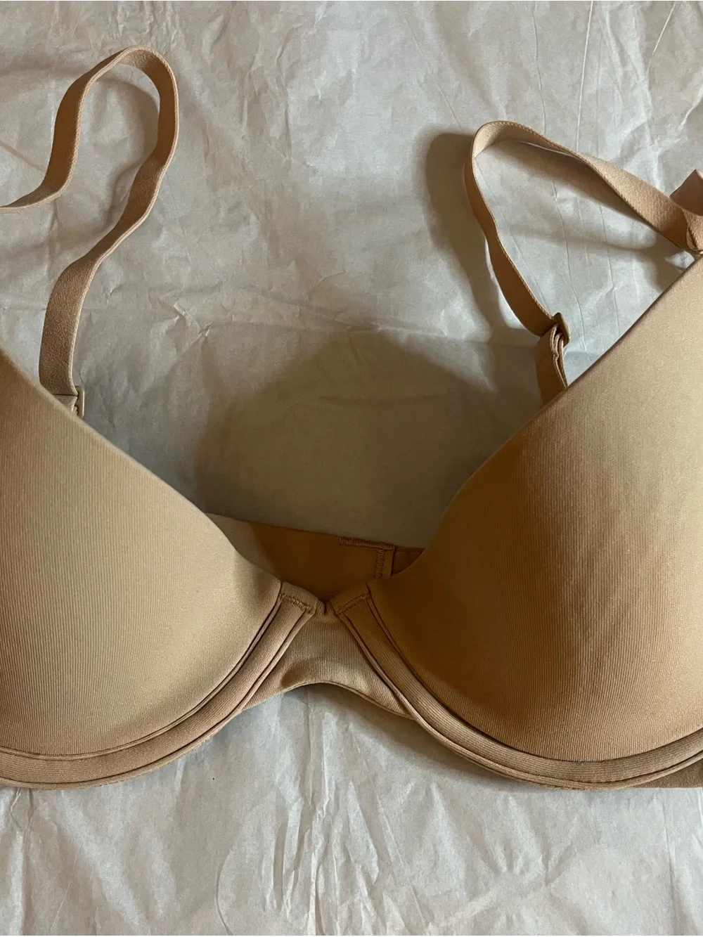Skims Fits EveryBody Scoop Plunge Bra Color Mica Size 32B - Picture 3 of 4